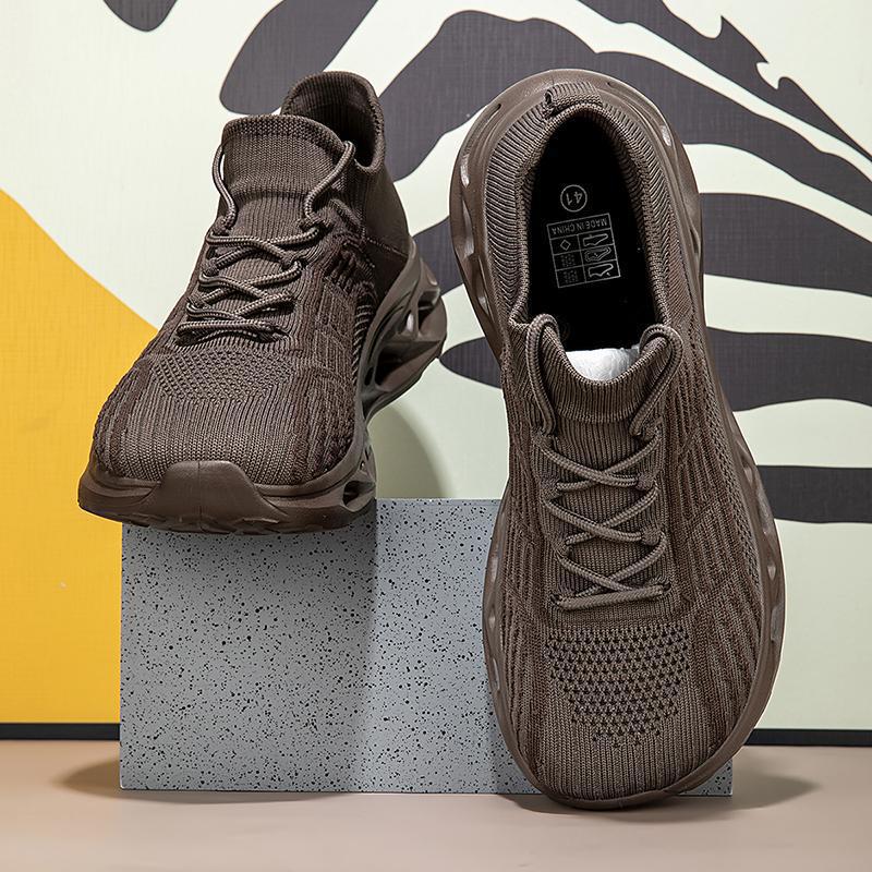 Tenis de Running Tejidos para Parejas, de PU, Malla y EVA, Transpirables y Flexibles para Correr