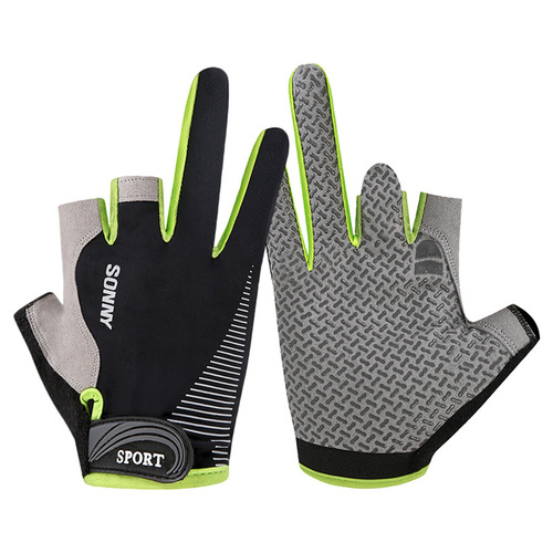 Special fishing gloves, summer sun protection, anti-slip, suitable for driving, three-fingered, suitable for road fishing, outdoor cycling, fly fishing