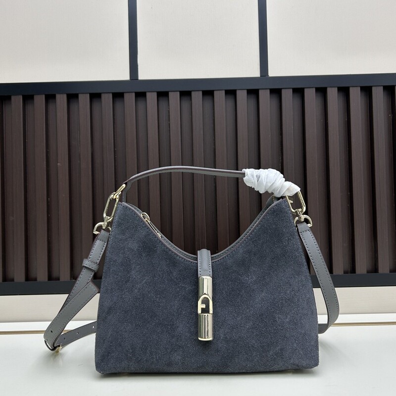 New Fula Relaxed Style Underarm Bag, Frosted Cowhide Handbag, Retro Versatile Crossbody Bag, Commuter Shoulder Bag New Fula Relaxed Style Underarm Bag, Frosted Cowhide Handbag, Retro Versatile Crossbody Bag, Commuter Shoulder Bag