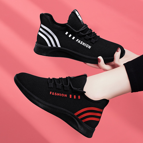 Old Beijing cloth shoes, women's small black shoes, street stalls, casual sports, breathable mesh shoes, walking shoes, manufacturers wholesale and dropshipping for foreign trade