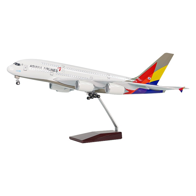 Emirates Scale 1:160 46cm A380 Emirates Modelo de avión de simulación ligera