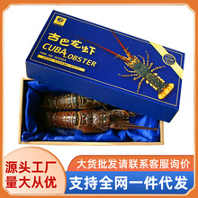 冷冻古巴龙虾 海鲜大龙虾礼盒 超大花龙青龙海鲜节日送礼礼盒