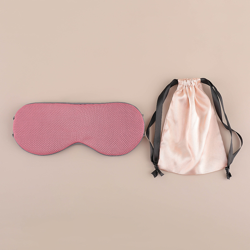 Máscara de ojo tridimensional 3D para dormir sombreado máscara de ojo de seda de hielo transpirable al por mayor