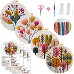 オリジナル先行販売 15 日間クロスボーダー新製品手刺繍 diy 材料パッケージエントリーレベルの装飾刺繍ツールキット初心者