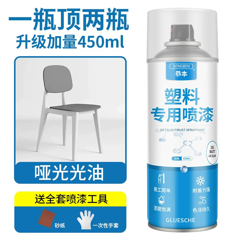 Краска для пластика Gongben zp-1004 прозрачный матовый