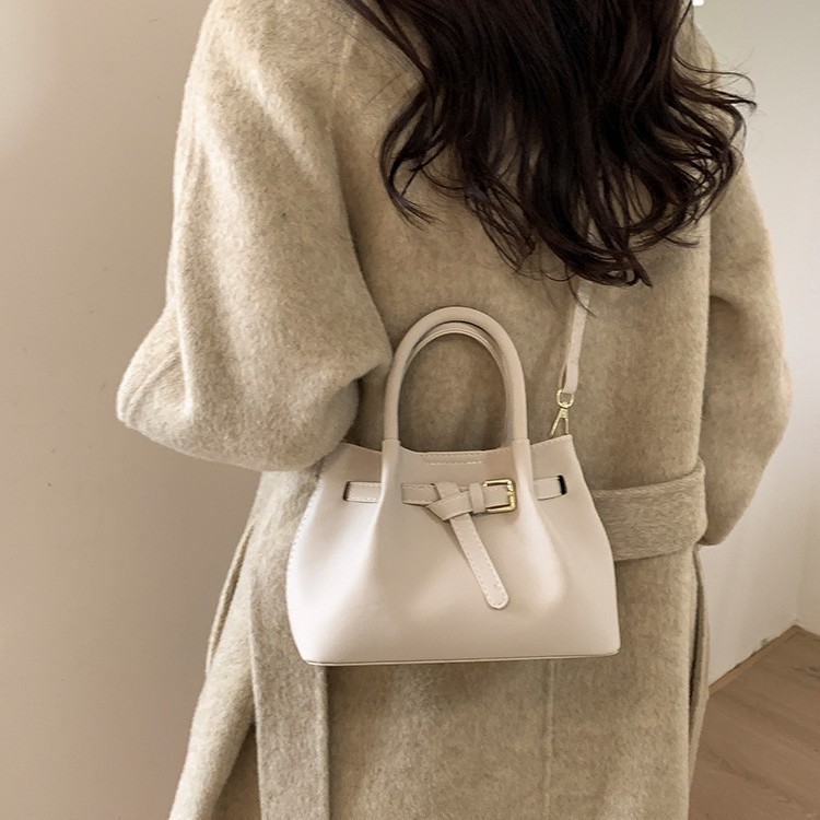 Borsa a secchiello vintage donna, borsa a tracolla elegante da lavoro_voghion.com