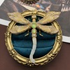 Copper material, zirconium, crystal, elegant brooch, pin, 2023, trend of season, European style