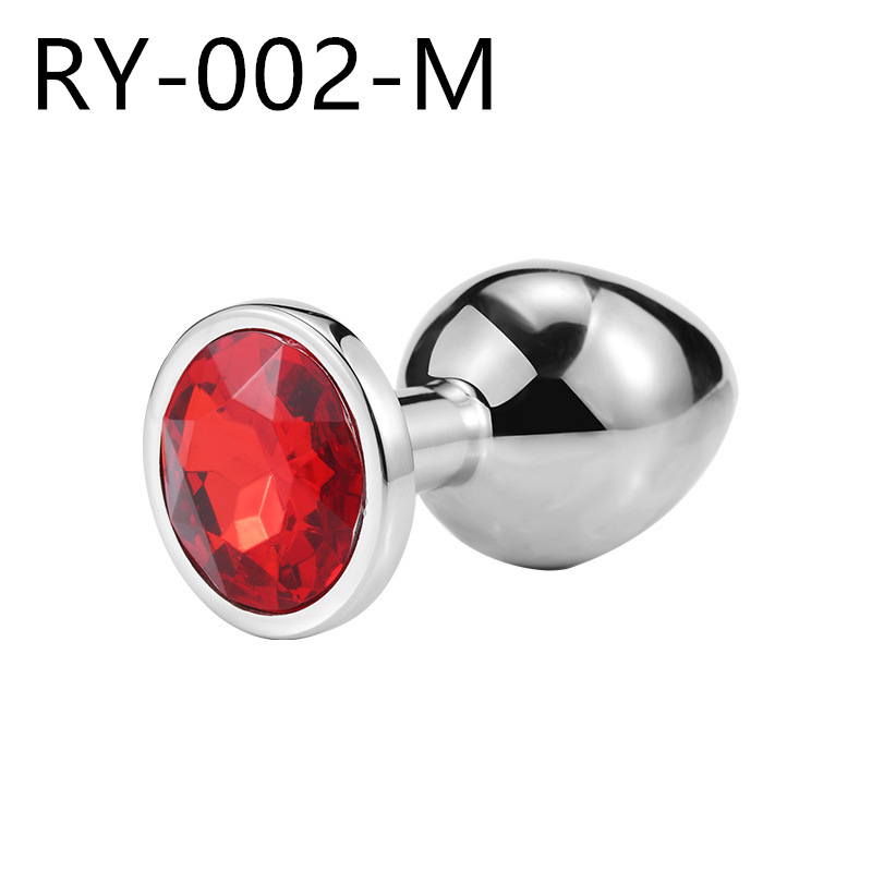 Volver corte metal anal plug adulto hombres y mujeres SM compartir masturbación clímax sexy anal plug adulto suministros pequeño mediano grande