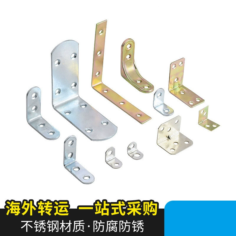 Directly supplied stainless steel corner code triangle bracket shelf support 90 degree right angle iron furniture reinforcement connector AliExpress