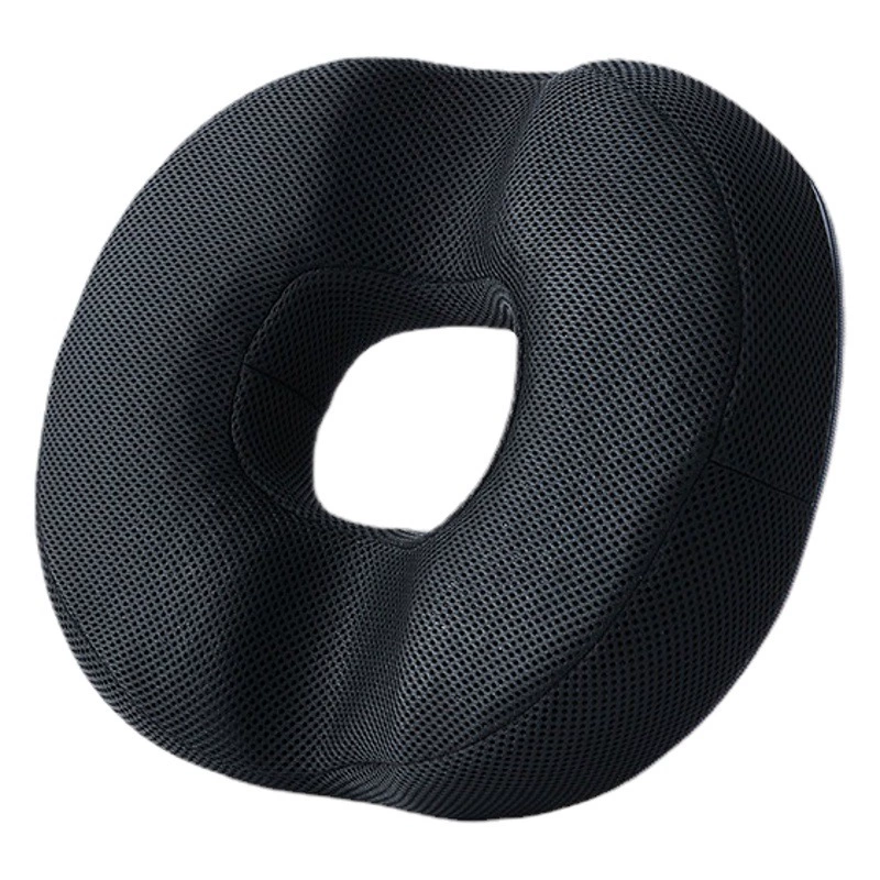 Круглая гелевая подушка для сидения, летняя охлаждающая подушка, дышащая офисная подушка из пены с эффектом памяти, для комфортного сидения длительное время, подушка для сиденья.