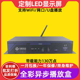 灵星雨L3全彩led显示屏异步播放盒室内电子广告屏发送卡控制卡