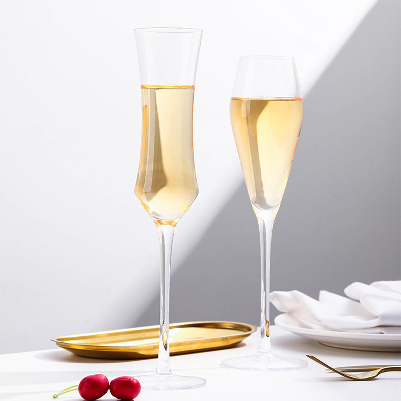 Crystal Champagne Cups Spuming Wine High Foot Cup Set Home Creativity Cups Wine Cups Cocktail Cups Wine Cups