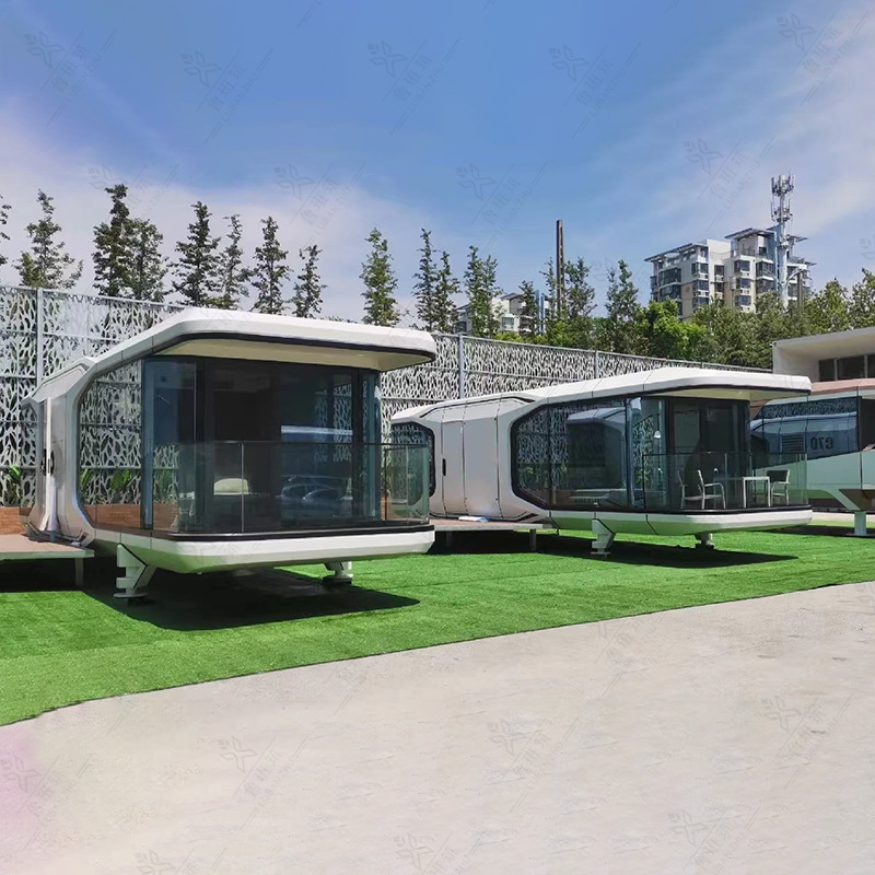Espacio cápsula alojamiento residencial punto escénico de alta gama hotel móvil inteligente decoración fina casa de camping de alojamiento