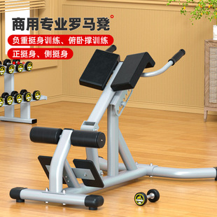 Roman Chair Men's and Women's Adjustable Waist and Abdominal Gym Stool Goat's Functional Abdominal Fitness Device Waist and Back Muscle Training Equipment Cross-border