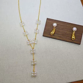 天然珍珠耳饰;耳饰配件;天然珍珠项饰