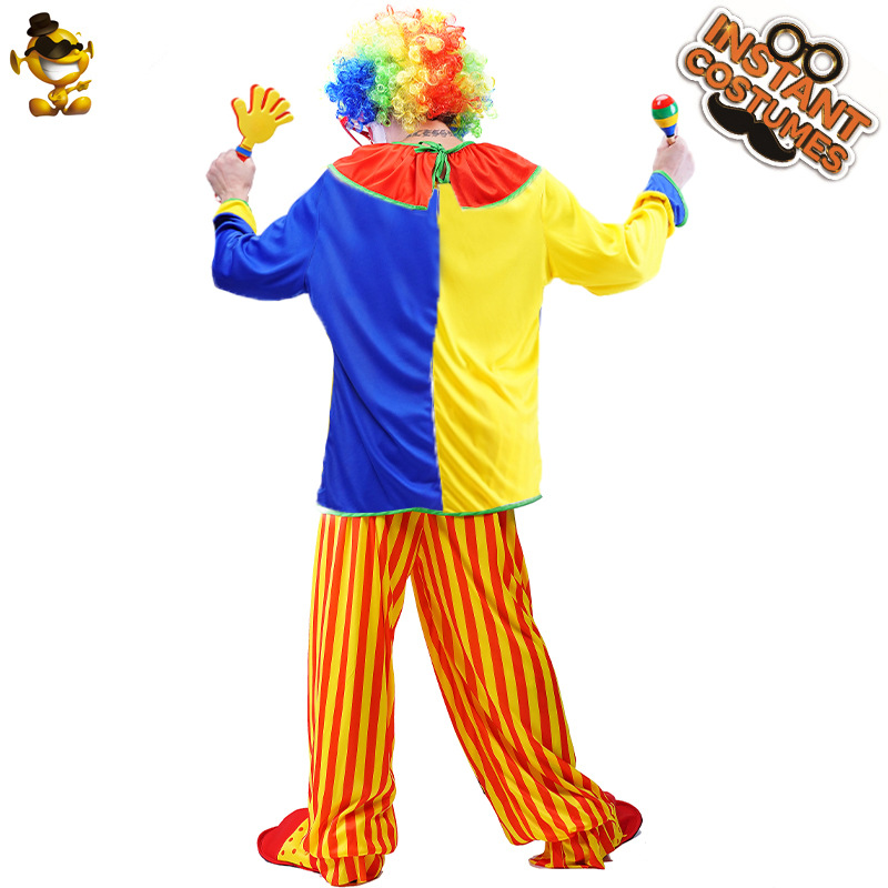 Los hombres adultos parche divertido payaso ropa de fiesta Halloween traje la etapa COS distribución al por mayor