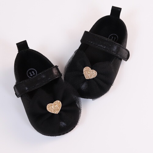 Baby toddler shoes, love bow, small lace, girl's first pair of toddler shoes, baby shoe
