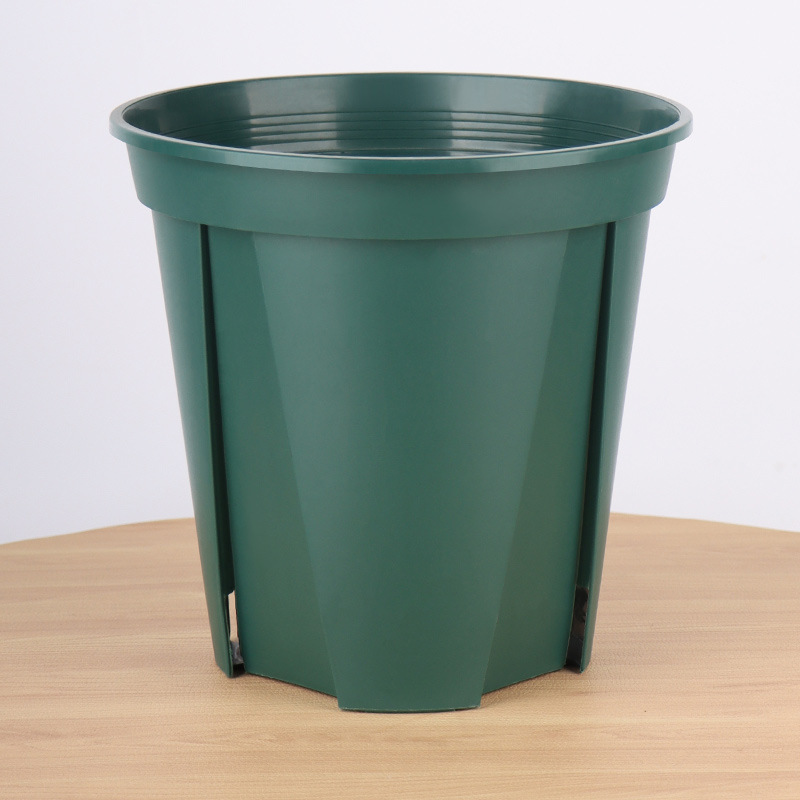 Macetas de montaña verdes transparentes, Clemátides, rosas, suculentas, fabricante mayorista de macetas de plástico para flores Phalaenopsis, macetas de galón con control de raíces