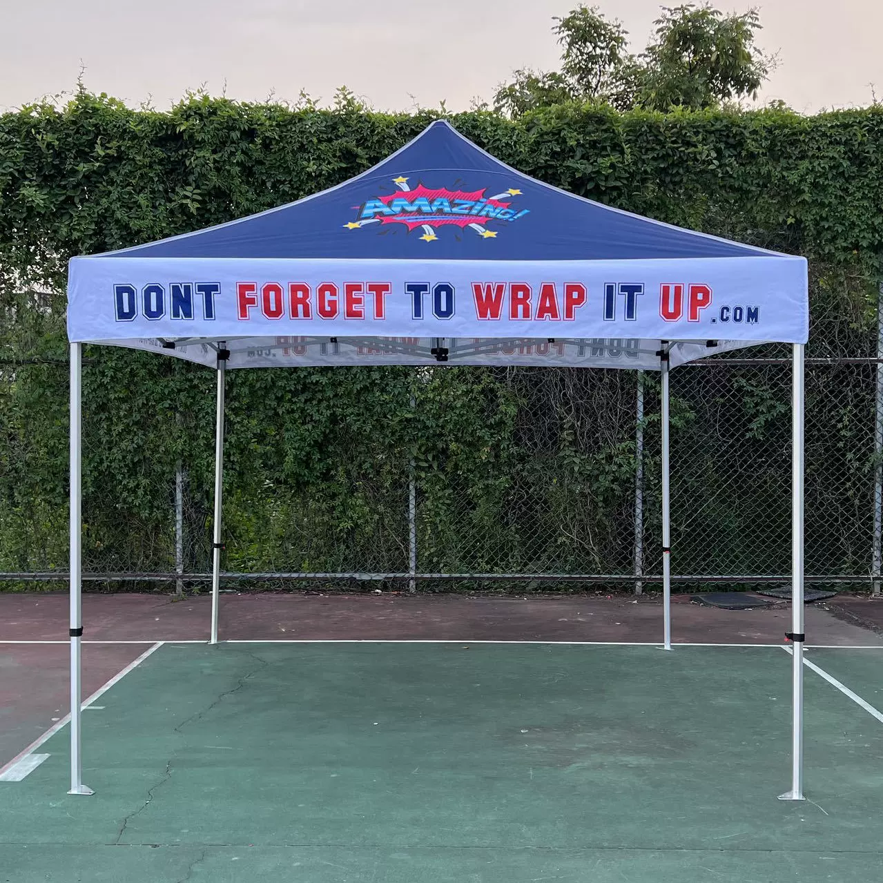 四脚伞帐篷户外折叠伸缩式遮阳棚夜市摆摊四角大棚子防水加厚雨棚