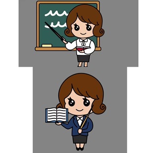 European and American Popular Environmentally Friendly Alloy Teacher Brooch Black Paint Hand-Painted Oil Teacher Brooches Direct Sale