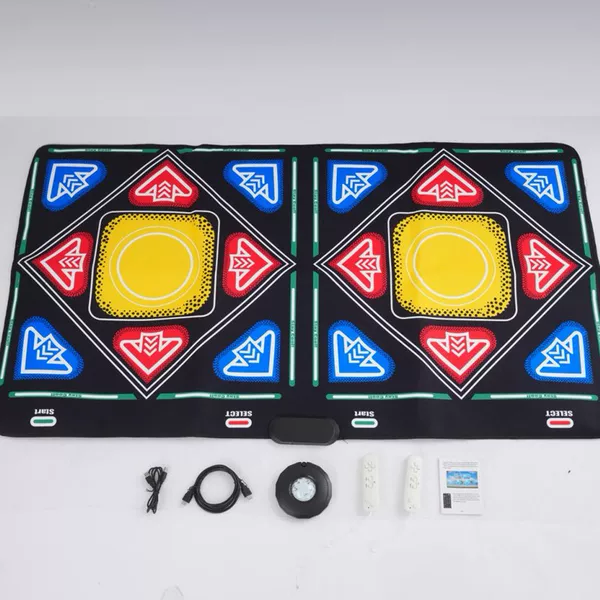 Dance Mat Double Wireless High-Definition Tv Interface Dance Machine Home Motion-Sensing Game Console Manufacturer Direct Sales Wholesale