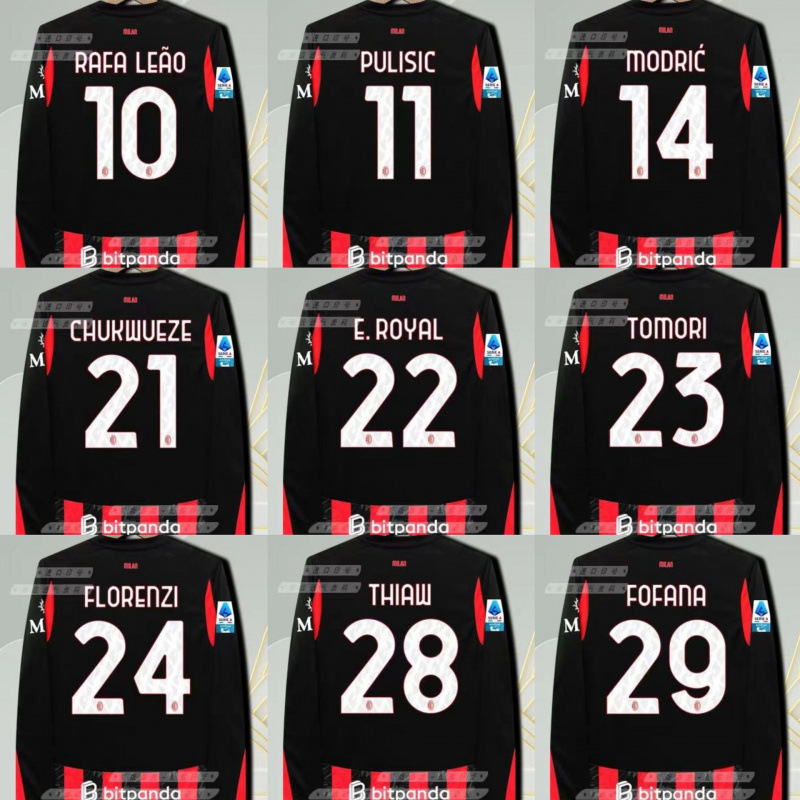 2526 Long-sleeved jersey A-C Modric Leopoldic Sakamerino Havertz football kit