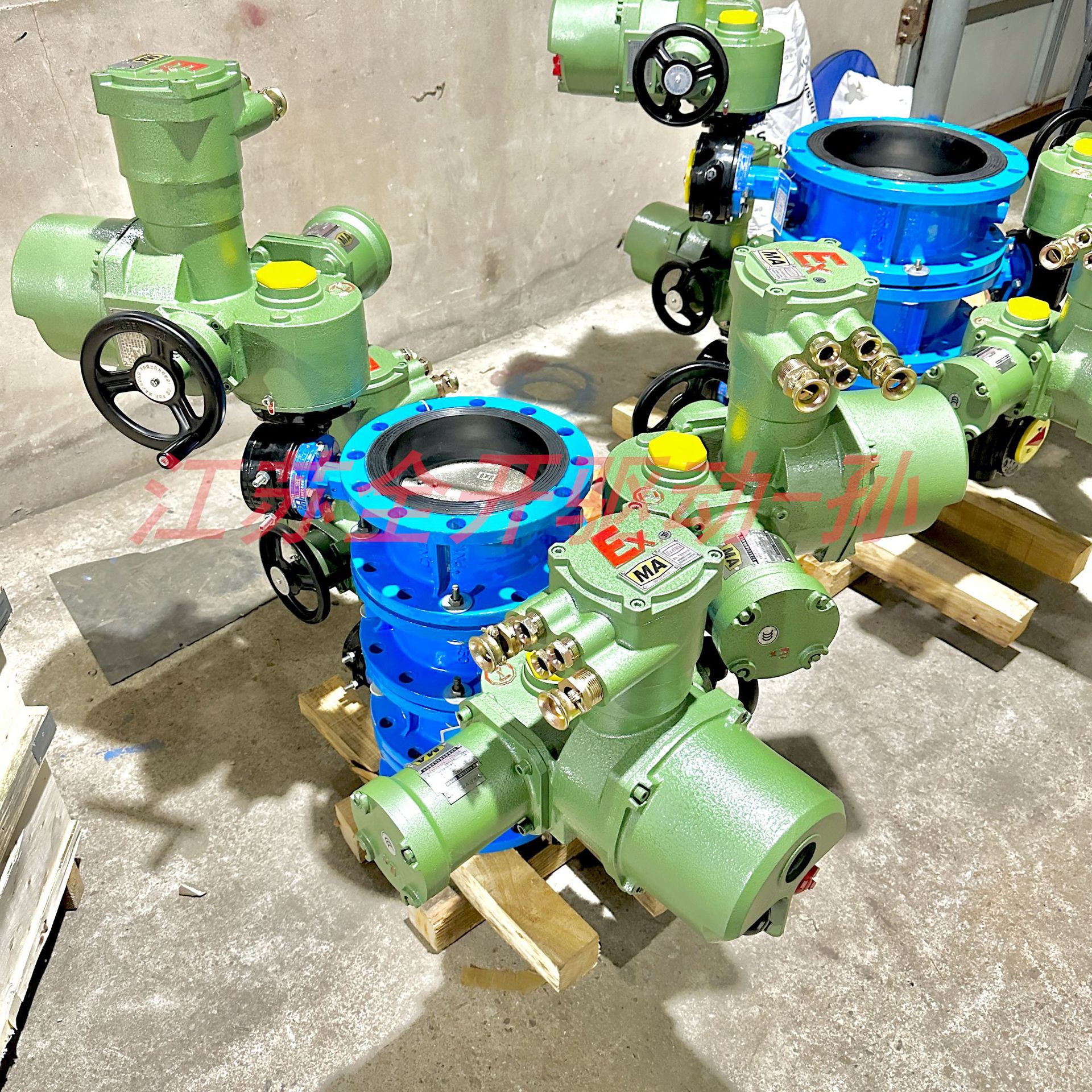 WSD94F-16C煤安隔爆型型瓦斯泵站蝶阀 瓦斯用防爆电动蝶阀带煤安