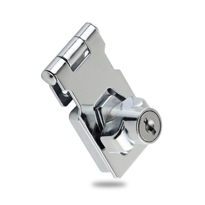 Cerradura del cajón cerradura sin agujeros cerradura de la puerta de la tarjeta cerradura de la puerta del gabinete cerradura colgante cerradura del congelador del Hogar Accesorios cerradura