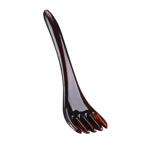 Five-pronged Head Massager, Resin Scalp Therapy Comb for Full-Body Meridian Points, Circular Grip Design—Perfect for Relieving Stress, Relaxing the Scalp, and Soothing the Entire Head