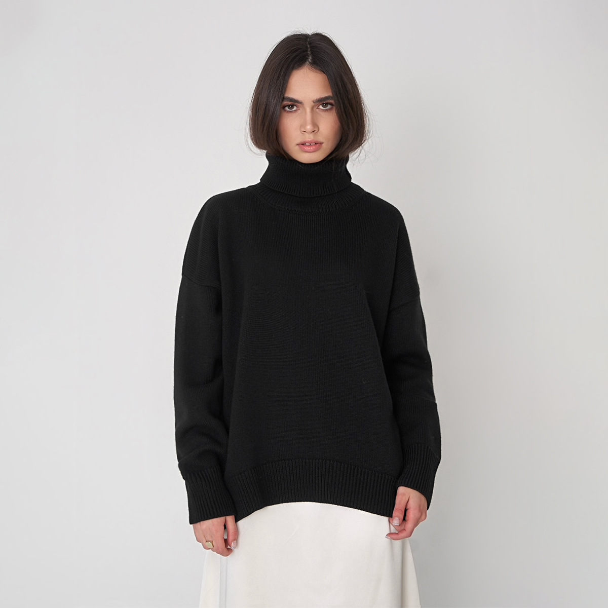 Cross-border Solid Color Turtleneck Sweater 2026 European And American Autumn/winter Knitwear Ins Pullover For_voghion.com