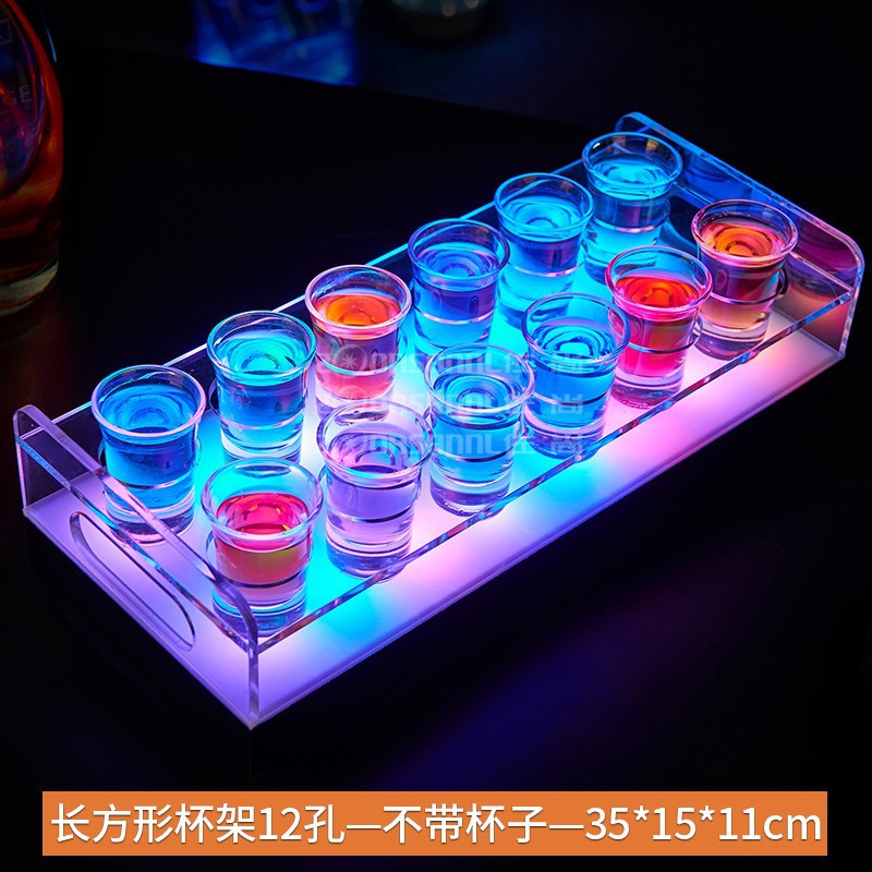 Rectángulo de 12 agujeros-sin taza