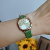 Square fashionable quartz women's watch for leisure, Korean style, European style, simple and elegant design