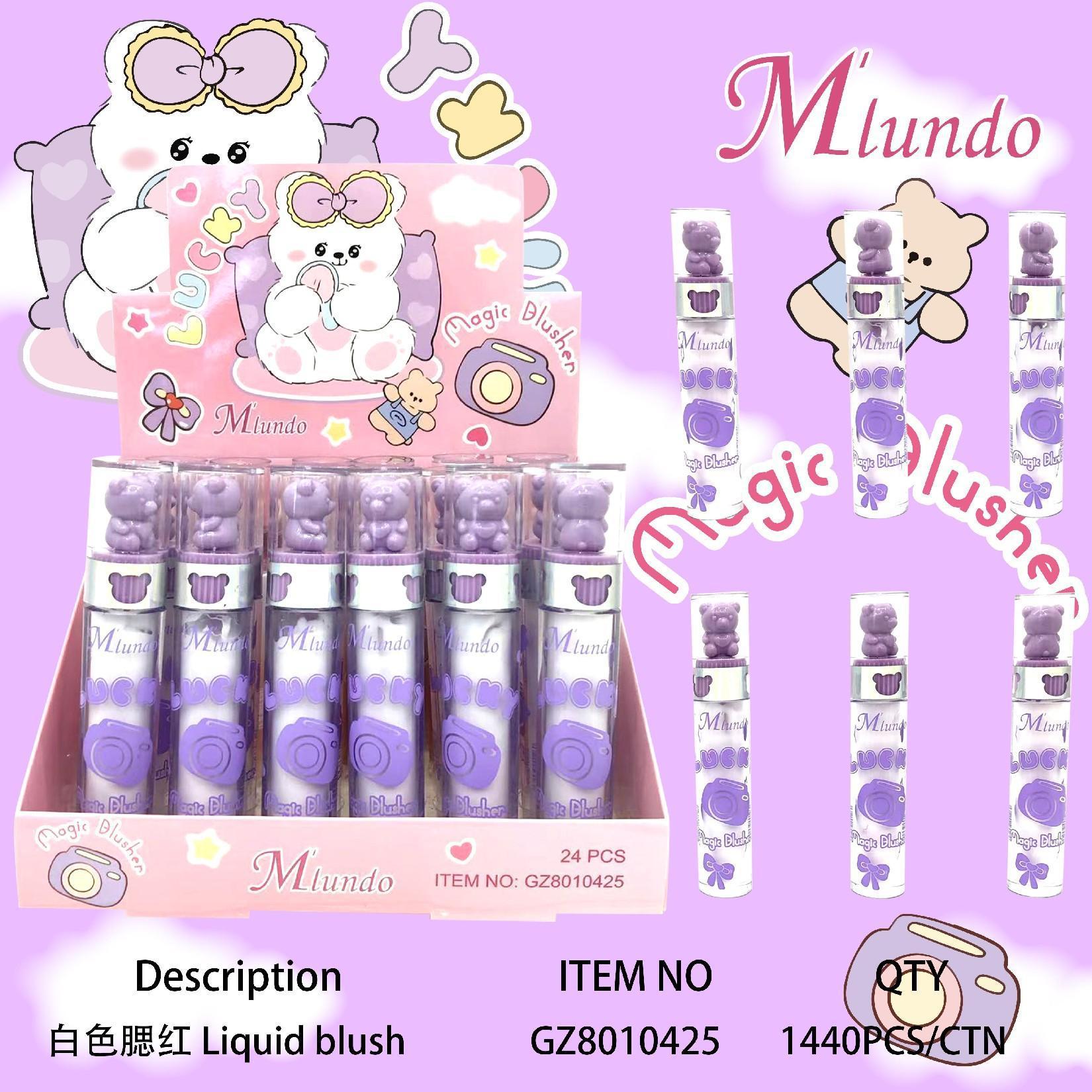 Nuevo Mlundo seis colores de alto brillo concelador blush sequinilla decolor óleo labial invisible barra de concelador maquillaje al por mayor