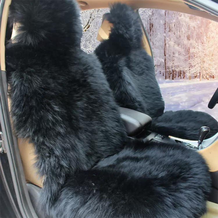 汽车坐垫通用全包围车座椅套2022新款长毛绒座垫冬季汽车车座套