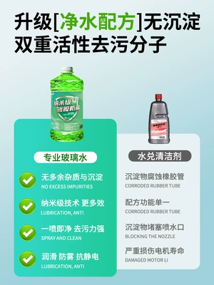 Glass agent oil film remover, insect repellent, crystal