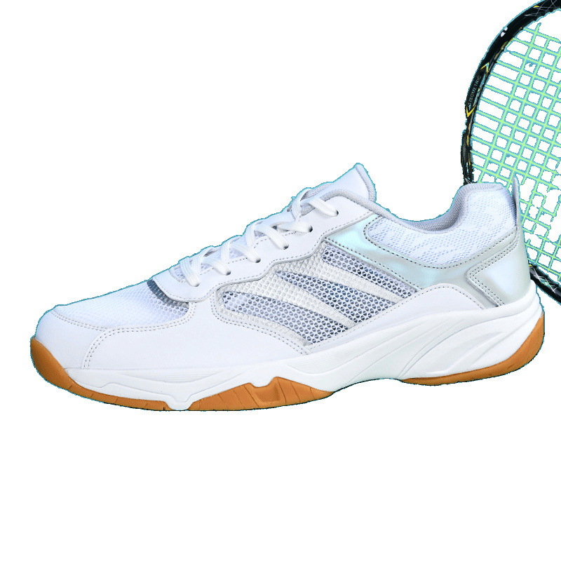 Zapatillas profesionales transfronterizas, malla transpirable, zapatos deportivos de bádminton, zapatos de entrenamiento integrales antideslizantes y resistentes al desgaste para mujer, hombres y mujeres
