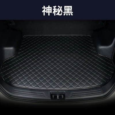 Suitable for Volkswagen Bora Trunk Mat - black-black-line-flat-edge-style-message-model-year-default-item