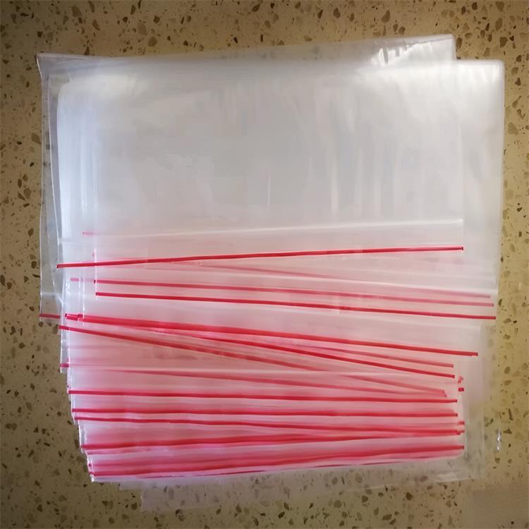 厂家生产印刷黑色加厚封口PE自封袋 加骨密封拉链袋 pe贴骨袋