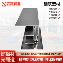 佛山铝合金型材厂家门窗建筑材料断桥铝型材加工铝材喷涂深加