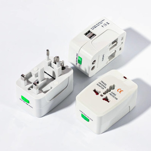 931 Global Pass Conversion Plug Dual USB Single USB Conversion Socket Overseas British Standard American Standard European Standard Converter
