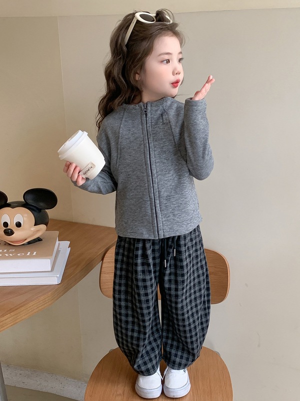女童超好看秋季套装2025新款韩版女宝宝弯刀裤洋气儿童春秋款衣服|undefined
