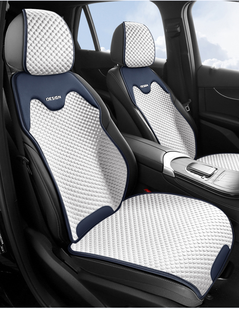 Suitable for Car Seat Cushions, Universal Seat Cushions for All Seasons, Single-Piece Summer Ice Silk Seat Cushions, Half-Pack Seat Covers for the Car