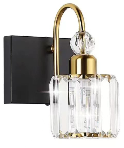 Lámpara de pared de cristal de suministro transfronterizo lámpara de pared decorativa moderna de estilo europeo lámpara de pared creativa sala de estar escalera pasillo lámpara