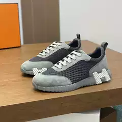 Summer Cowhide Breathable Casual Sports European Men's Shoes Luxury Brand Mesh Fly-Knit Mesh Driving Shoes for Men
