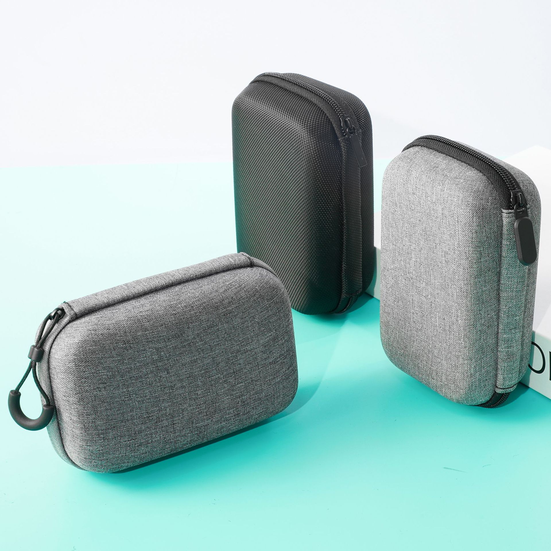 Mini printer storage bag, EVA electronic digital storage box, mobile hard drive power bank packaging box