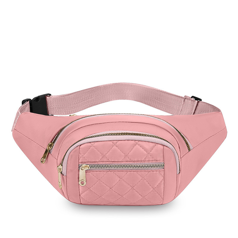Bolso de pecho transfronterizo teléfono móvil bolso diagonal de tela Oxford europea y americana riñonera casual riñonera de lona bolso de teléfono móvil para mujer bolso deportivo