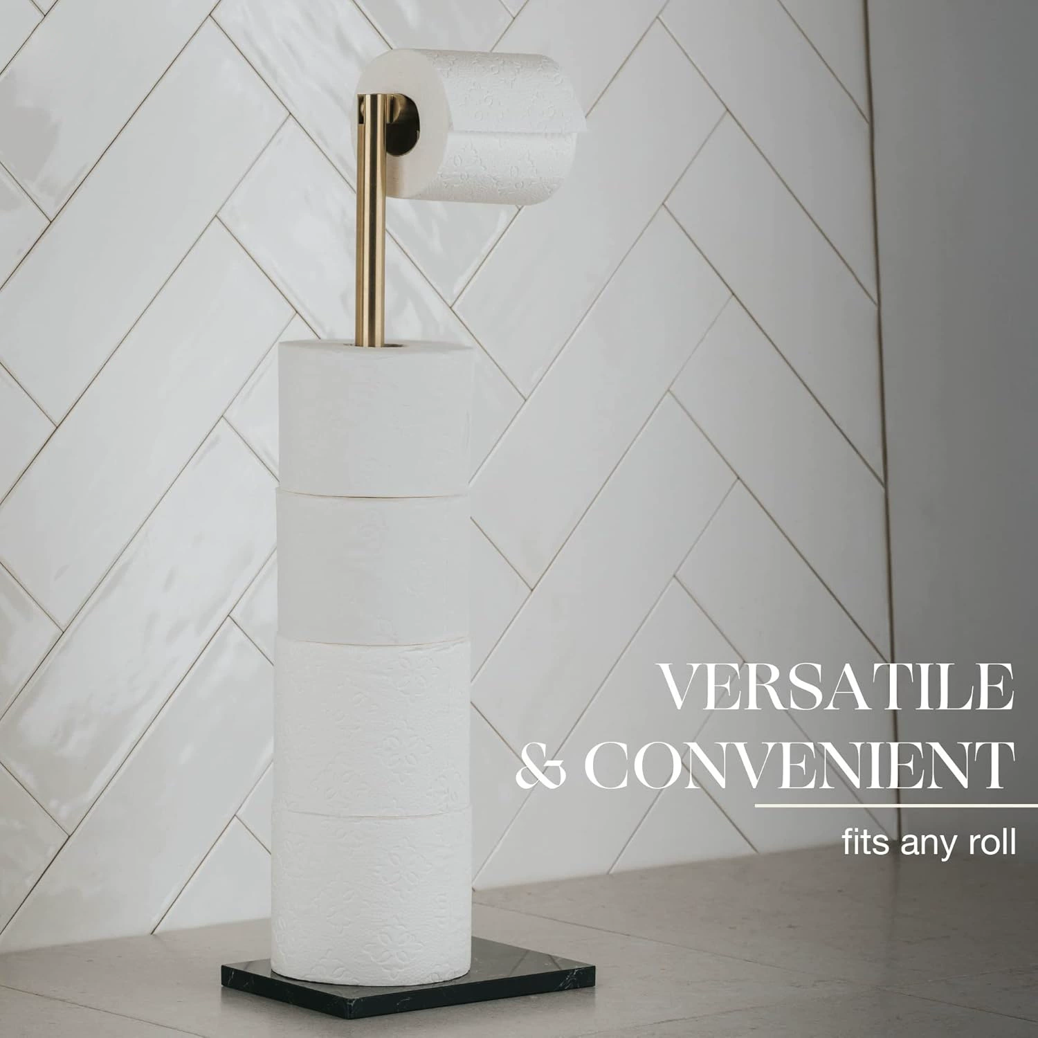 Внешняя торговля туалетная стойка салфетки один столб из нержавеющей стали на полу вертикальная рулонная полка для ванной комнаты без пробивки