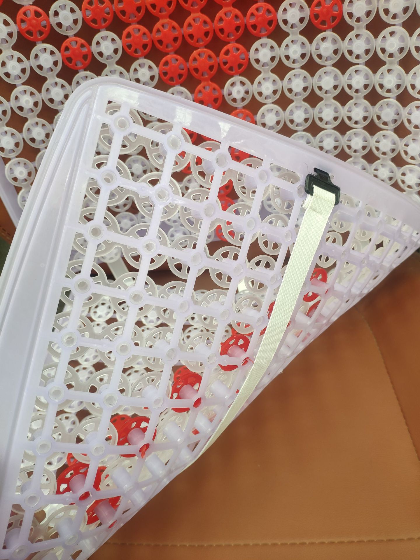 Summer Car Cushion Plastic Double Layer Chinese Knot Cushion Large Truck Universal Smiley Seat Cushion Breathable Cool Mat Jiefang J6