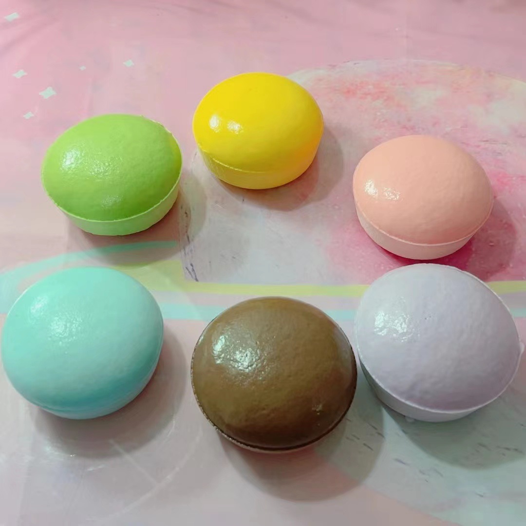 6CM 보라색 고구마 가방 느린 반등에 대한 무작위 1 색