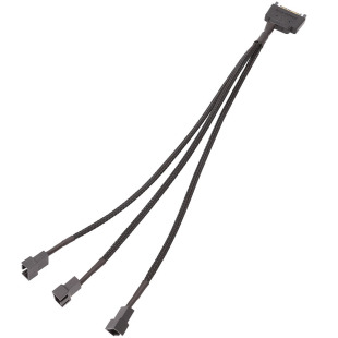 ��Xɢ���L��һ��һ��һ���� SATA�D3pin/4pin HUB�Uչ��FAN cabl